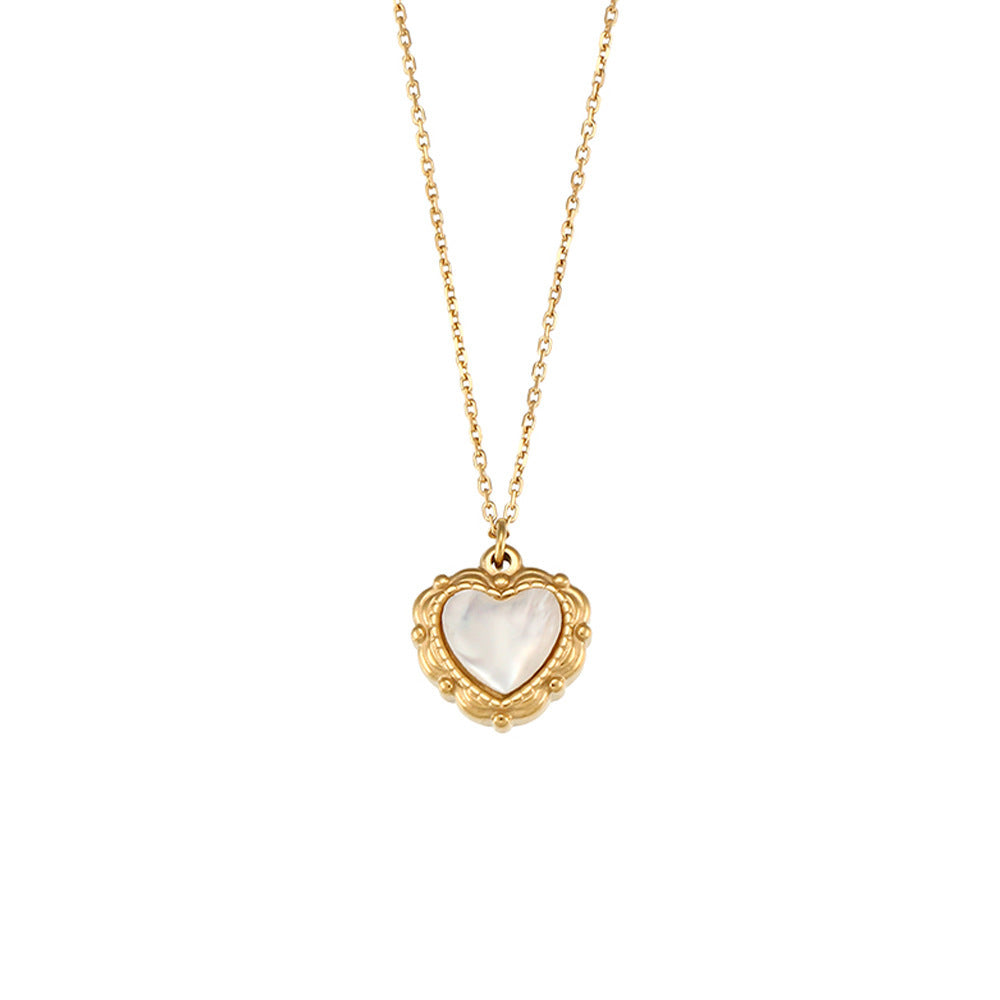 High-grade Love Light Luxury Pendant 18k Gold