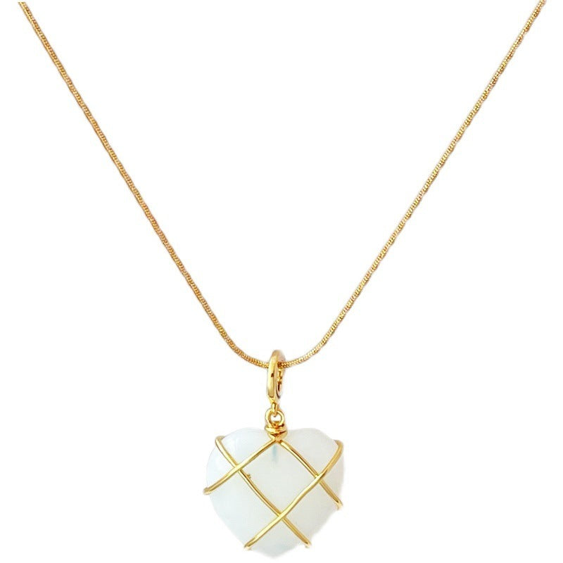 Fashion Moonstone Necklace For Cartoon Princess